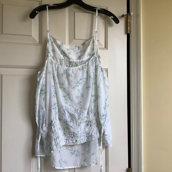 Polo Jeans Co. Ralph Lauren Silk Blend Floral Print Camisole Top SZ L - Picture 7 of 13